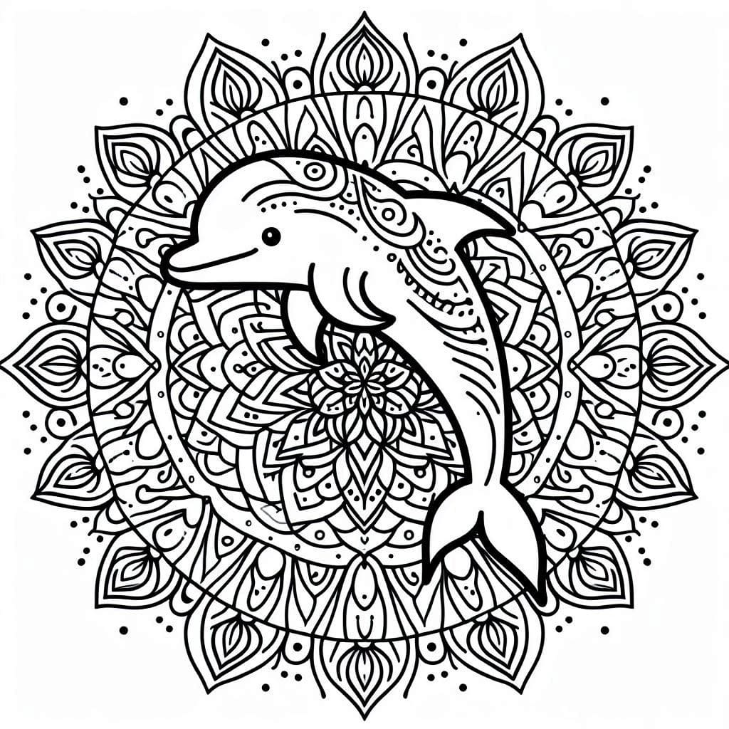 Mandalas Dauphin 11